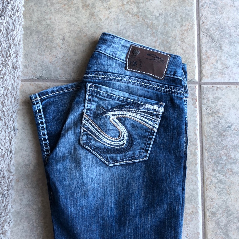 Silver jeans